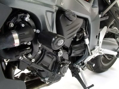 R&G Crash Protectors | Black | BMW K 1300 R 2009>2015 & BMW K 1200 R 2005>2008
