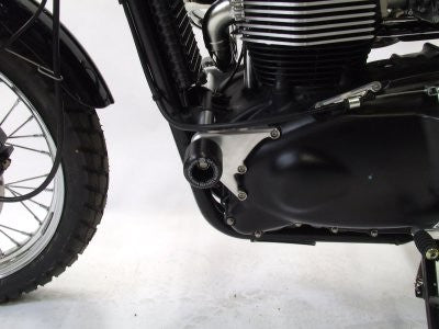 R&G Crash Protectors | Black | Triumph Thruxton 900 2004>2014 & Triumph Bonneville 2006>2025 & Triumph Scrambler 2006>2016