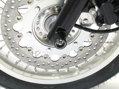 R&G Fork Protectors | Black | Triumph Thruxton, Bonneville and Scrambler (2008 onwards)