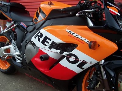 R&G Crash Protectors | Black | Honda CBR 1000 RR Fireblade 2004>2007