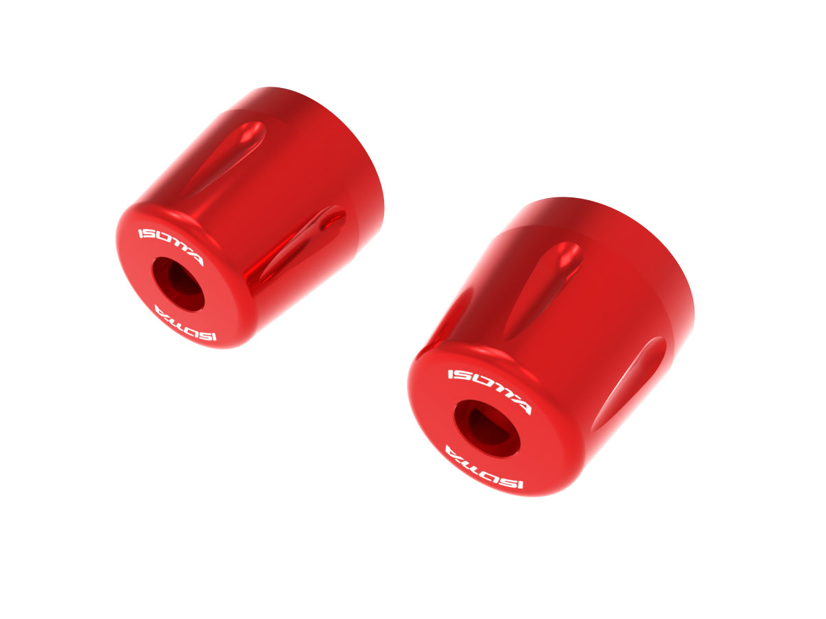 Isotta Bar Ends | Silver| Black | Gold | Red | Moto Guzzi V100 Mandello S 2023>2024 -   Pyramid Motorcycle Accessories