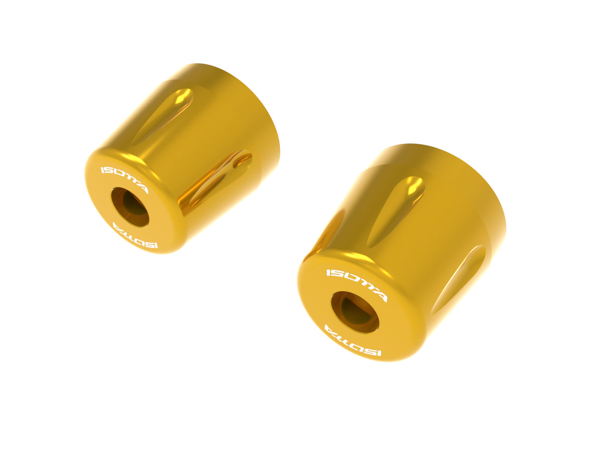 Isotta Bar Ends | Silver| Black | Gold | Red | Moto Guzzi V100 Mandello S 2023>2024 -   Pyramid Motorcycle Accessories