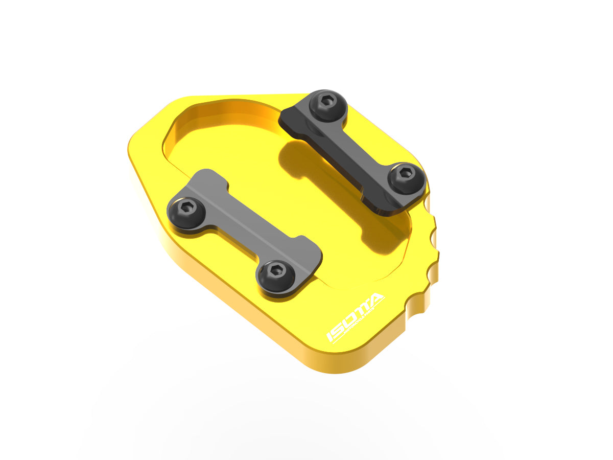 Isotta Side Stand Base Extension | Blue | Black | Gold | Red | BMW R 1300 GS / R 1300 GS Adventure -   Pyramid Motorcycle Accessories