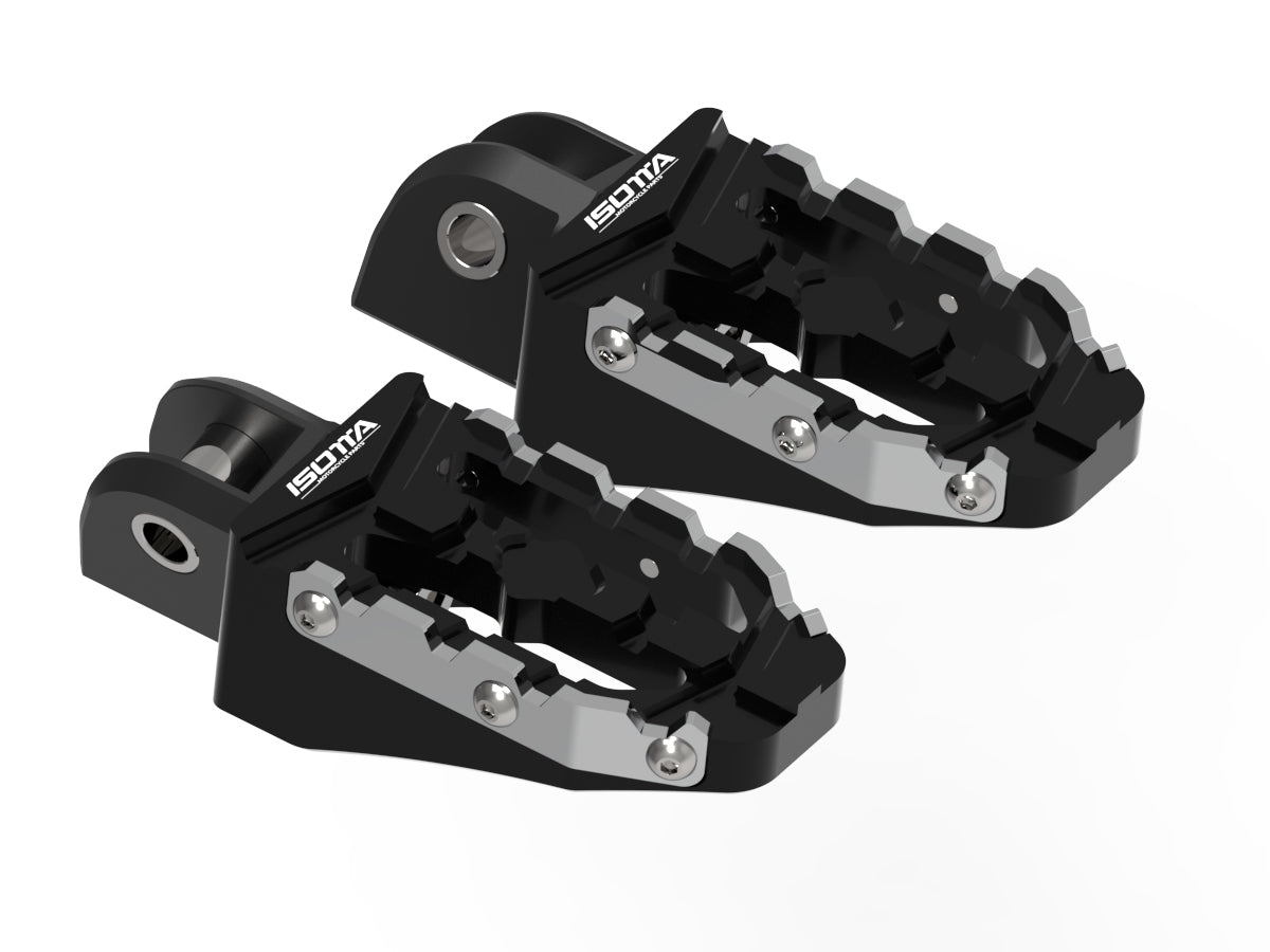 Isotta Enduro Rider Footpegs Kit | Blue | Black | Red | BMW R 1300 GS / Adventure -   Pyramid Motorcycle Accessories