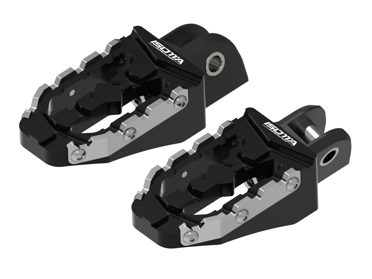 Isotta Enduro Rider Footpegs Kit | Blue | Black | Red | BMW R 1300 GS / Adventure -   Pyramid Motorcycle Accessories