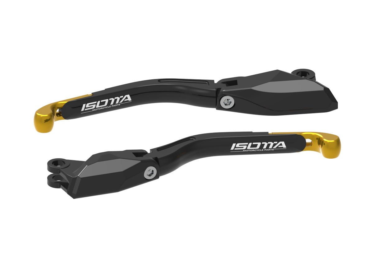 Isotta Brake & Clutch Lever Kit | Silver | Blue | Black | Gold | BMW R 1300 GS / Adventure -   Pyramid Motorcycle Accessories