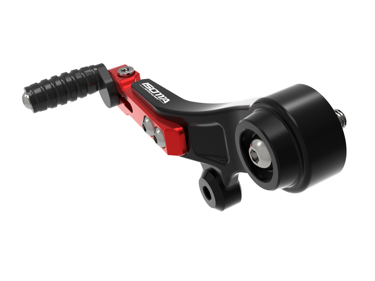 Isotta Adjustable Gear Lever with Toe Peg | Blue | Black | Red | BMW R 1300 GS / Adventure -   Pyramid Motorcycle Accessories