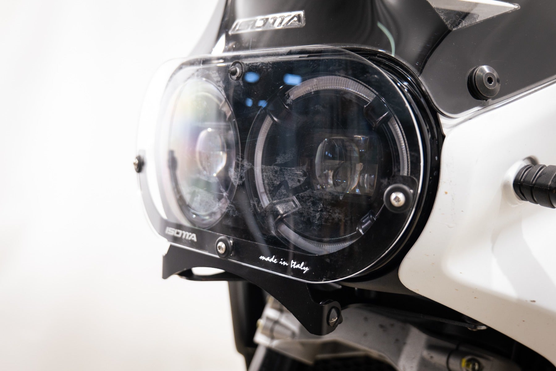 Isotta Headlight Protector | Ducati Desert X 2022>2024 IPF34 -   Pyramid Motorcycle Accessories