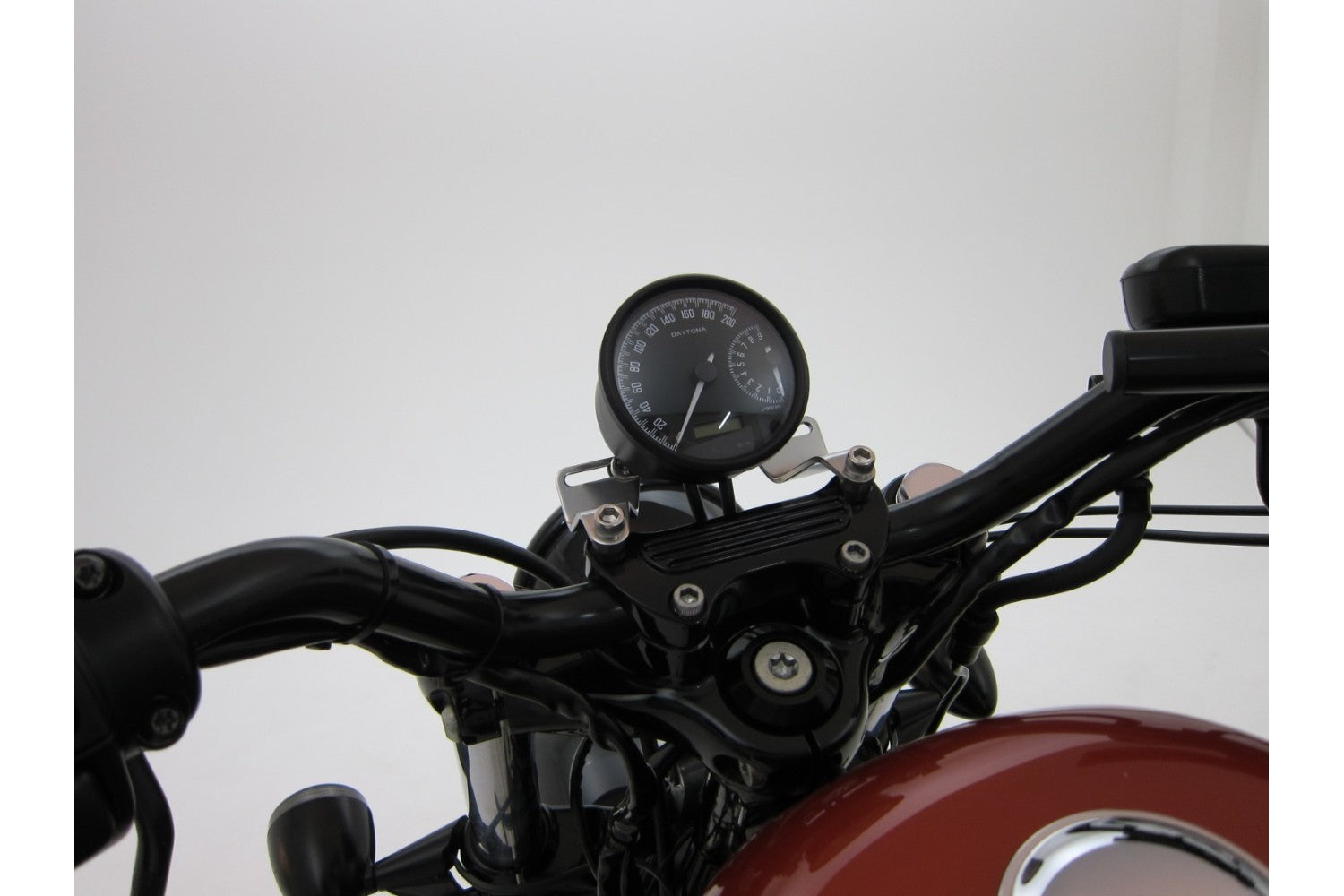 Daytona Combinative Bracket for Velona60 Dial and Alpha/Beta Switch - 45 Degree Pitch -   Pyramid Motorcycle Accessories