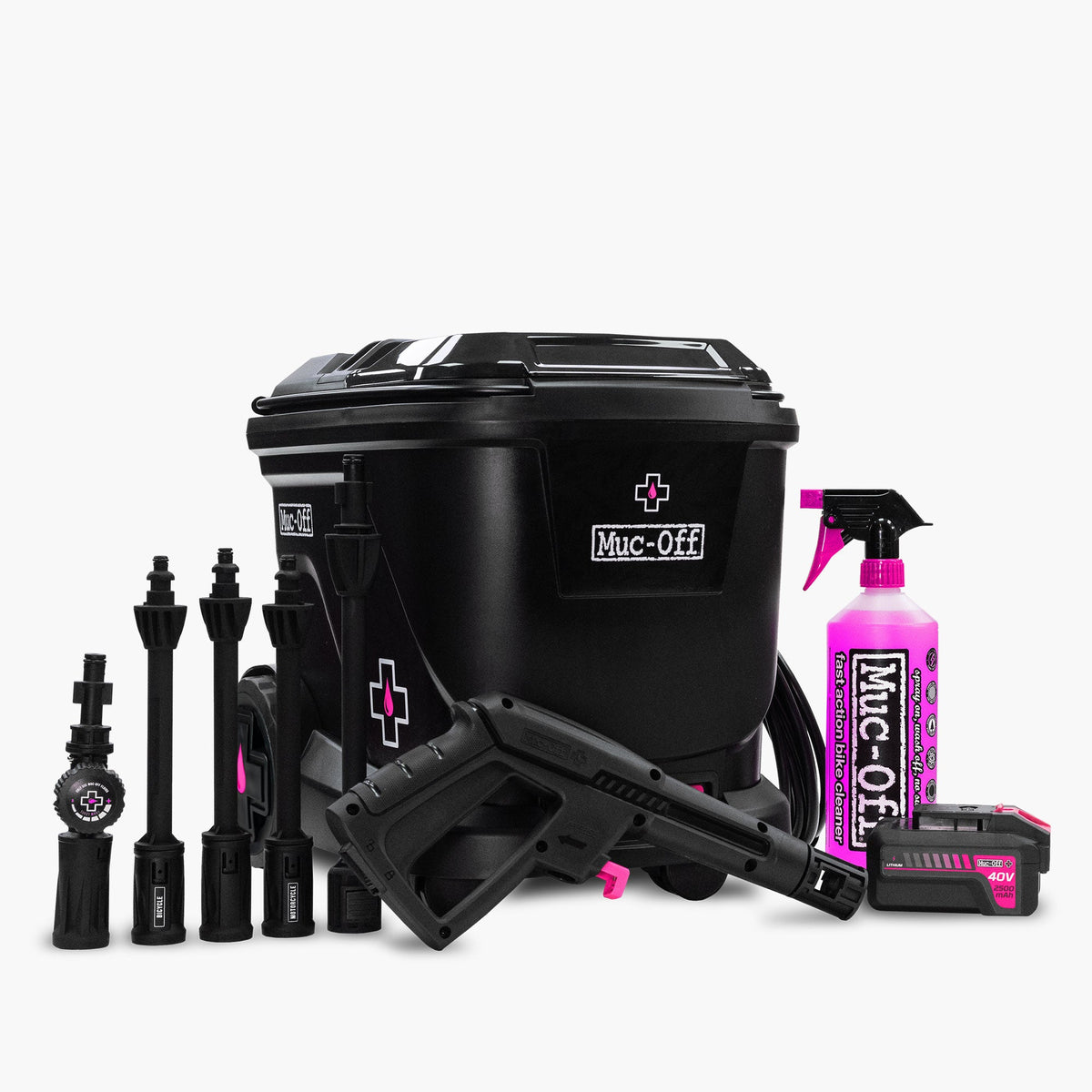 Muc-Off Mobile Pressure Washer & 1L Bicycle Cleaner (UK/EU)