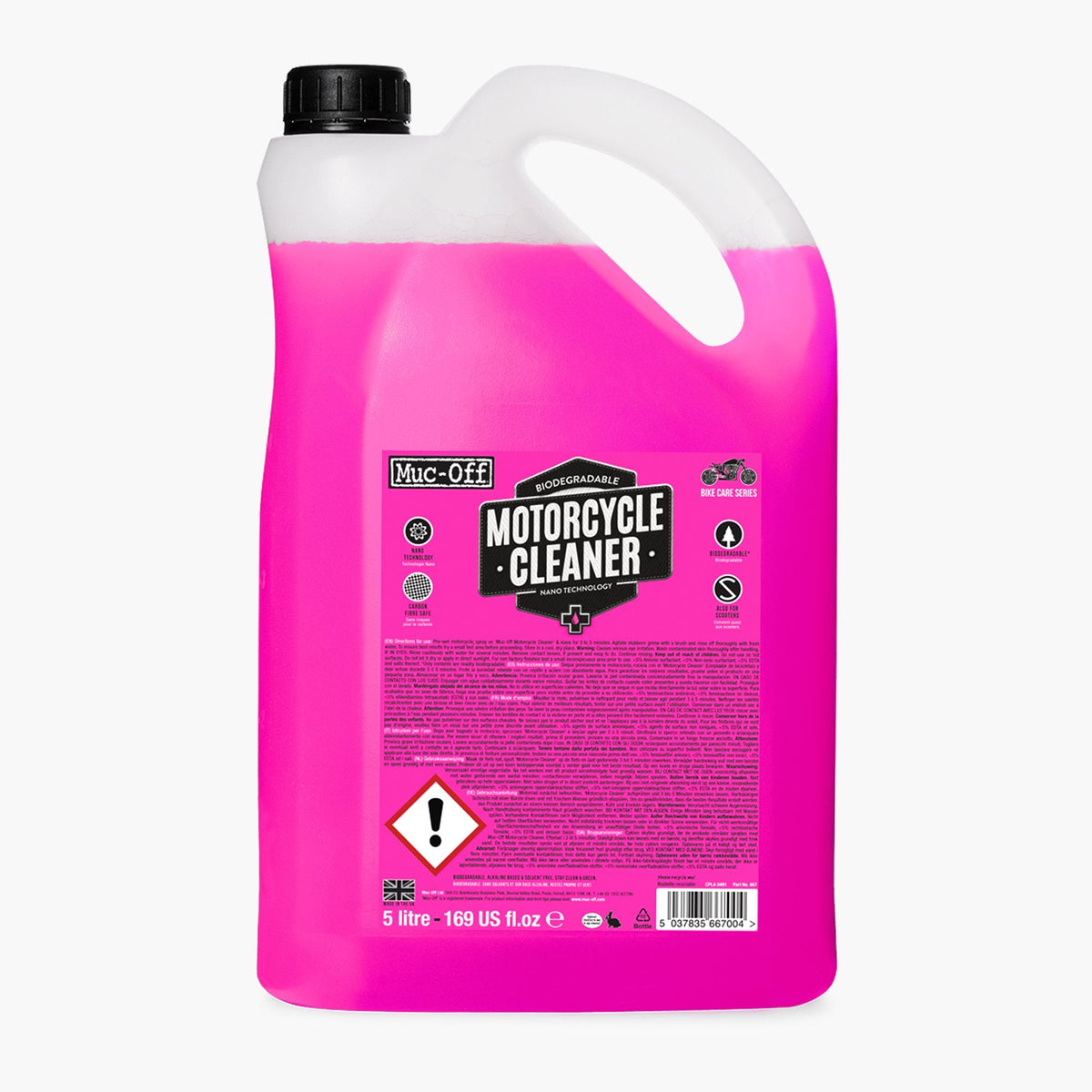 Muc-Off Nano Tech Motorcycle Cleaner 5L