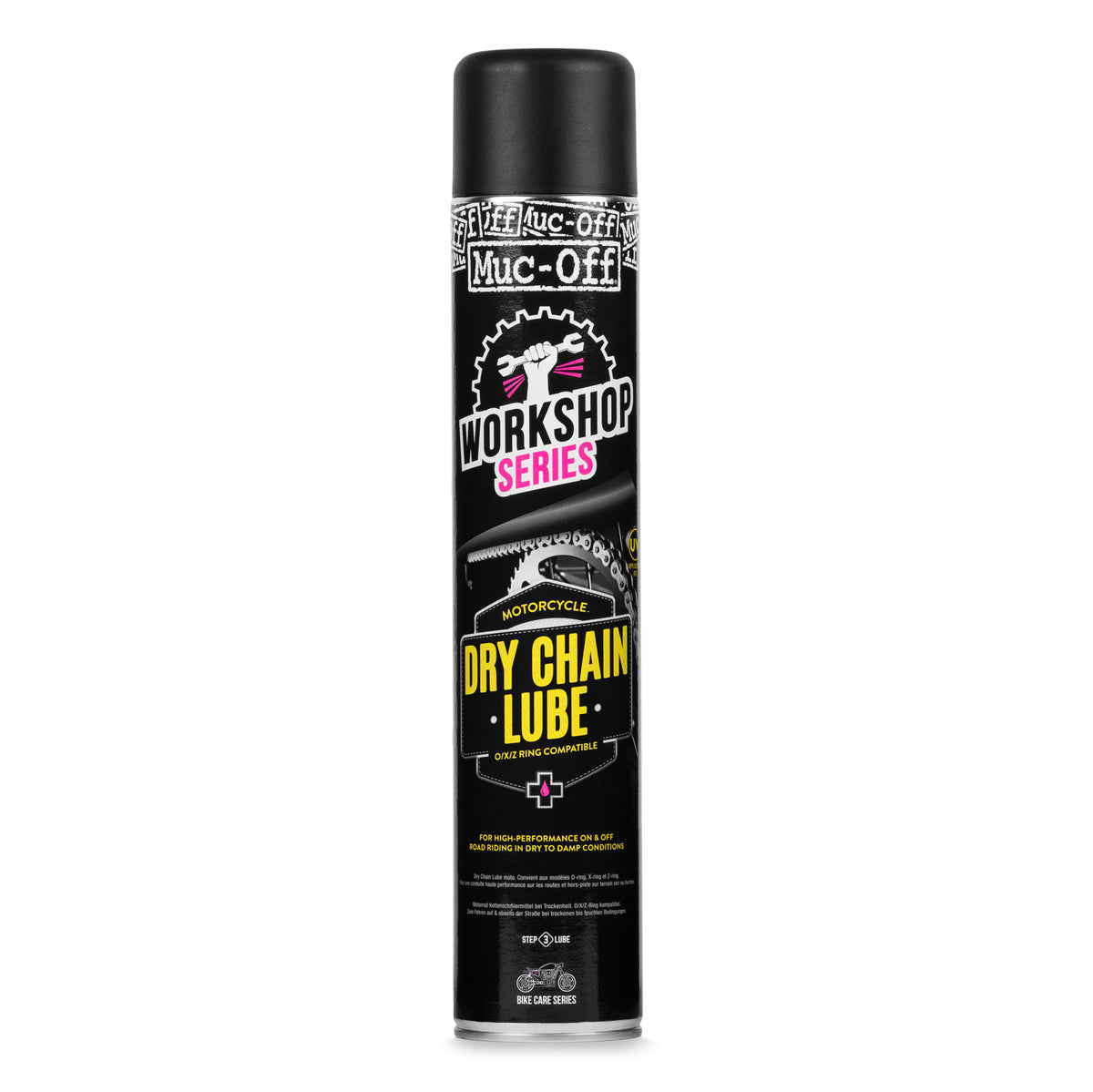 Muc-Off Motorcycle Dry Chain Lube Workshop Series 750ml