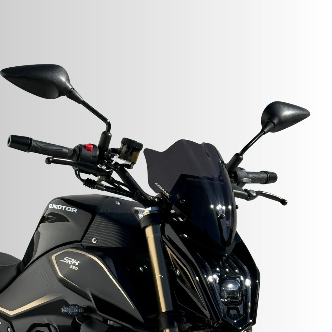 Ermax Nose Screen | Dark Smoke | QJMotor SRK 550 2025>2025 -   Pyramid Motorcycle Accessories