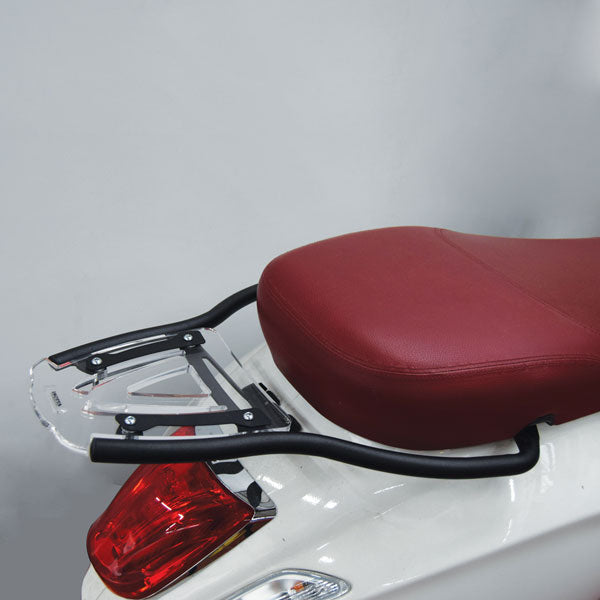 Isotta Luggage Rack | Clear | Piaggio Vespa Primavera 50 / 125 / 150 / Vespa Sprint 125 / 150 -   Pyramid Motorcycle Accessories