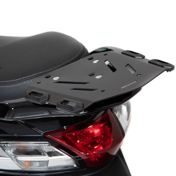 Isotta Luggage Rack | Black | Piaggio Liberty 50 / 125 / 150 / Liberty i-get 50 / 125/ 150 -   Pyramid Motorcycle Accessories
