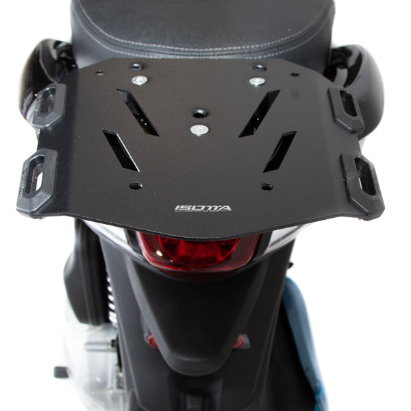 Isotta Luggage Rack | Black | Piaggio Liberty 50 / 125 / 150 / Liberty i-get 50 / 125/ 150 -   Pyramid Motorcycle Accessories