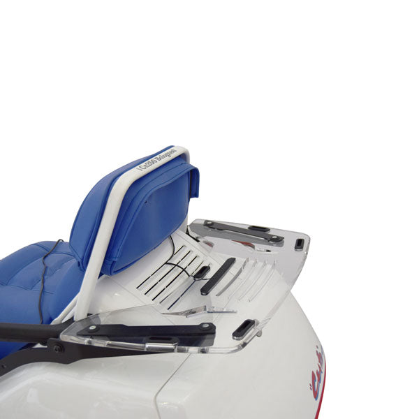 Isotta Luggage Rack | Clear | Honda CN 250 1991>2001 -   Pyramid Motorcycle Accessories