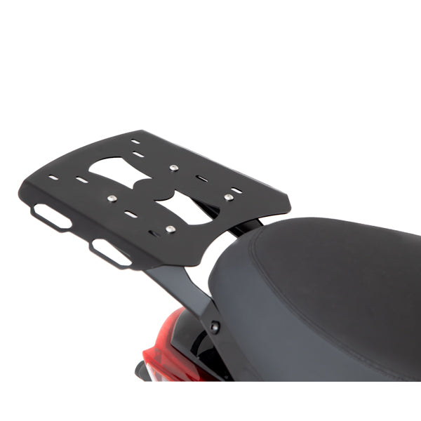 Isotta Luggage Rack | Black | Piaggio 2021>2024 -   Pyramid Motorcycle Accessories