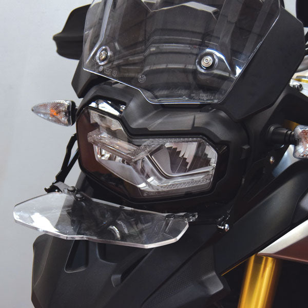 Isotta Headlight Protector | Black | BMW F 850 GS 2018>2023 IPF1190 -   Pyramid Motorcycle Accessories