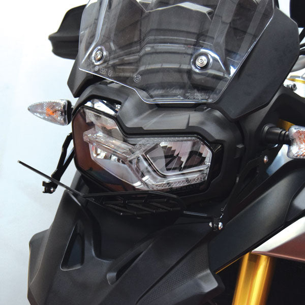Isotta Headlight Protector | Black | BMW F 850 GS 2018>2023 IPF1191 -   Pyramid Motorcycle Accessories