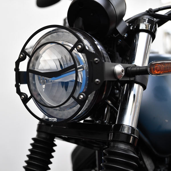 Isotta Headlight Protector | Moto Guzzi V7 Stone 2019>2020 -   Pyramid Motorcycle Accessories