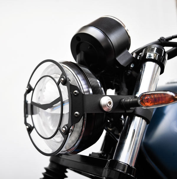 Isotta Headlight Protector | Moto Guzzi V7 Stone 2019>2020 -   Pyramid Motorcycle Accessories