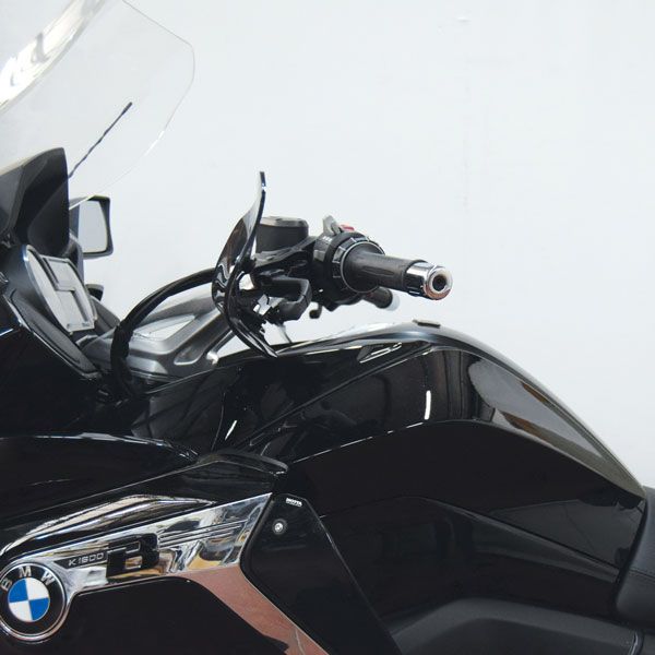 Isotta Handguards | Dark Smoke | Clear | BMW K 1600 Grand America 2017>2024 -   Pyramid Motorcycle Accessories