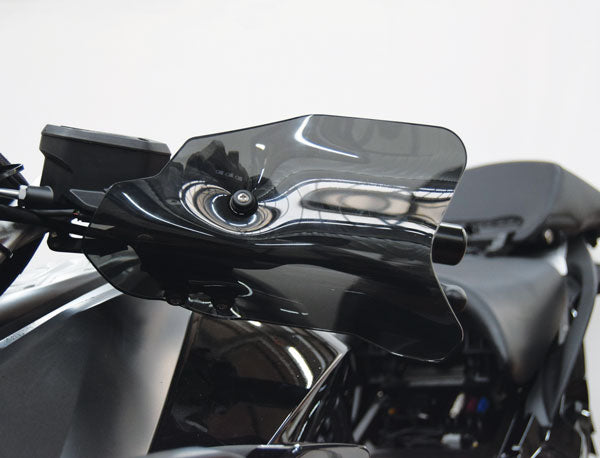 Isotta Handguards | Light Smoke | Dark Smoke | Clear | BMW K 1600 GT 2017>2024 -   Pyramid Motorcycle Accessories