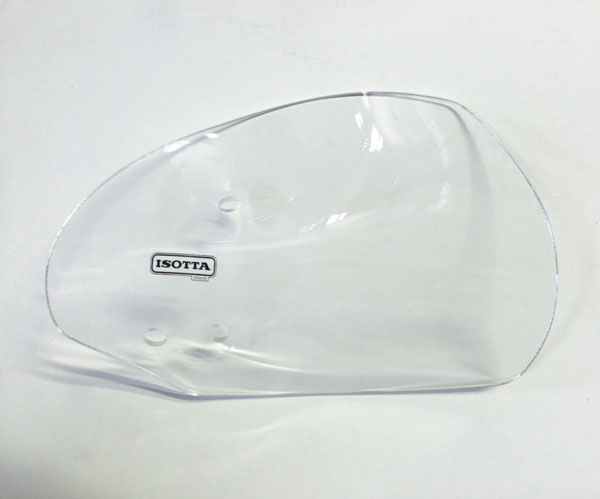 Isotta Handguards | Light Smoke | Clear | Honda Silvere Wing -   Pyramid Motorcycle Accessories