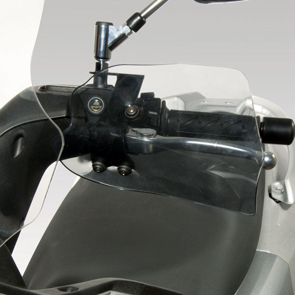 Isotta Handguards | Light Smoke | Kymco Myroad 700 2012>2016 -   Pyramid Motorcycle Accessories