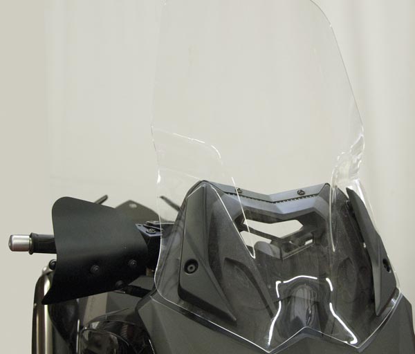 Isotta Handguards | Light Smoke | Matte Black | Yamaha TMAX 530 2012>2014 -   Pyramid Motorcycle Accessories