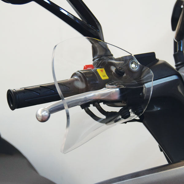 Isotta Handguards | Clear | Kymco Xciting 400i 2018>2020 -   Pyramid Motorcycle Accessories