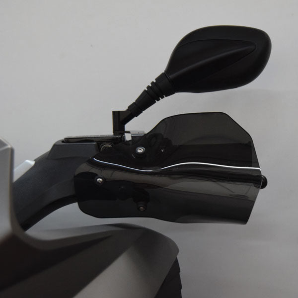 Isotta Handguards | Light Smoke | Clear | Quadro Qooder / QV3 2018>2019 -   Pyramid Motorcycle Accessories
