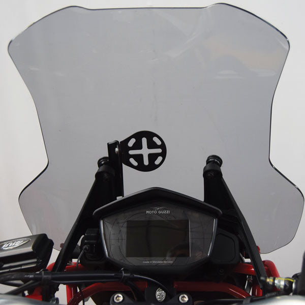 Isotta Navigator Holder Bracket | Textured Black | Moto Guzzi V85 TT 2019>2023 -   Pyramid Motorcycle Accessories