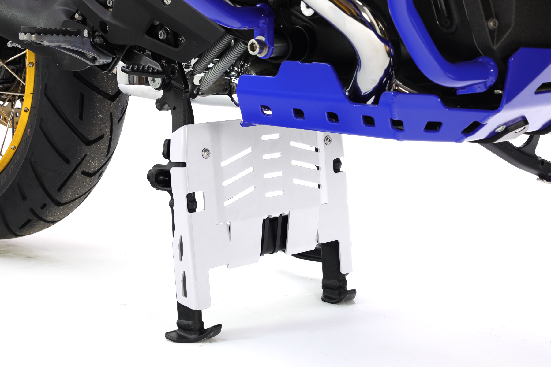 Isotta Center Stand Protection | White | Black | BMW R 1300 GS 2023>2024 -   Pyramid Motorcycle Accessories
