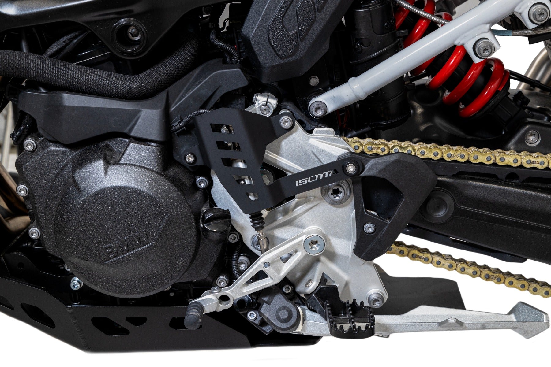 Isotta Quickshifter Protection | Textured Black | BMW F 900 GS 2024>2025 -   Pyramid Motorcycle Accessories