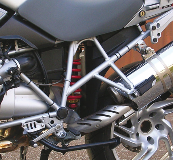 Isotta Shock Shield | Black | BMW R 1200 GS / GS Adventure -   Pyramid Motorcycle Accessories