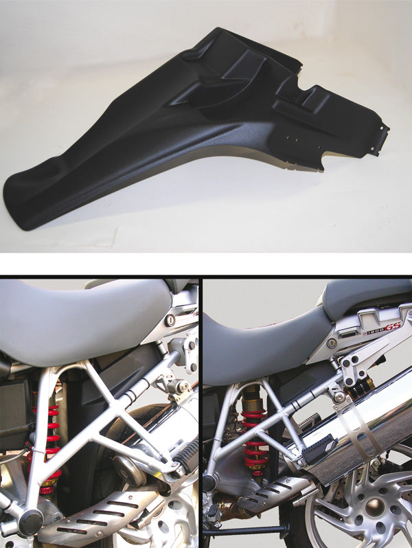 Isotta Shock Shield | Black | BMW R 1200 GS / GS Adventure 2008>2012 IRM03 -   Pyramid Motorcycle Accessories