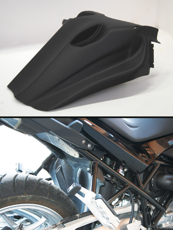 Isotta Shock Shield | Black | BMW R 1200 R 2006>2010 -   Pyramid Motorcycle Accessories