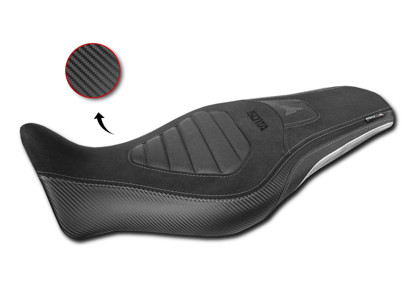 Isotta Comfort Seat Cover | Black | Yamaha MT-09 SP 2021>2023 -   Pyramid Motorcycle Accessories
