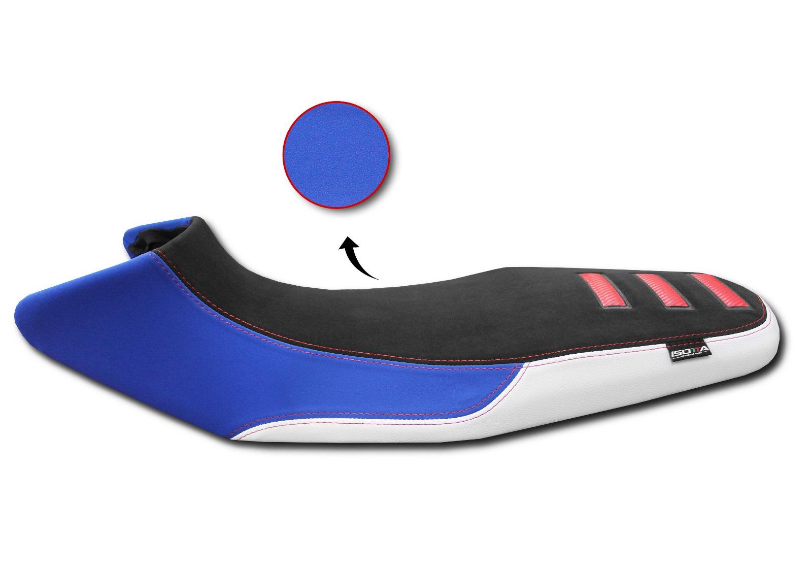 Isotta Comfort Seat Cover | Blue/White/Red | BMW F 900 GS 2024>2025 -   Pyramid Motorcycle Accessories