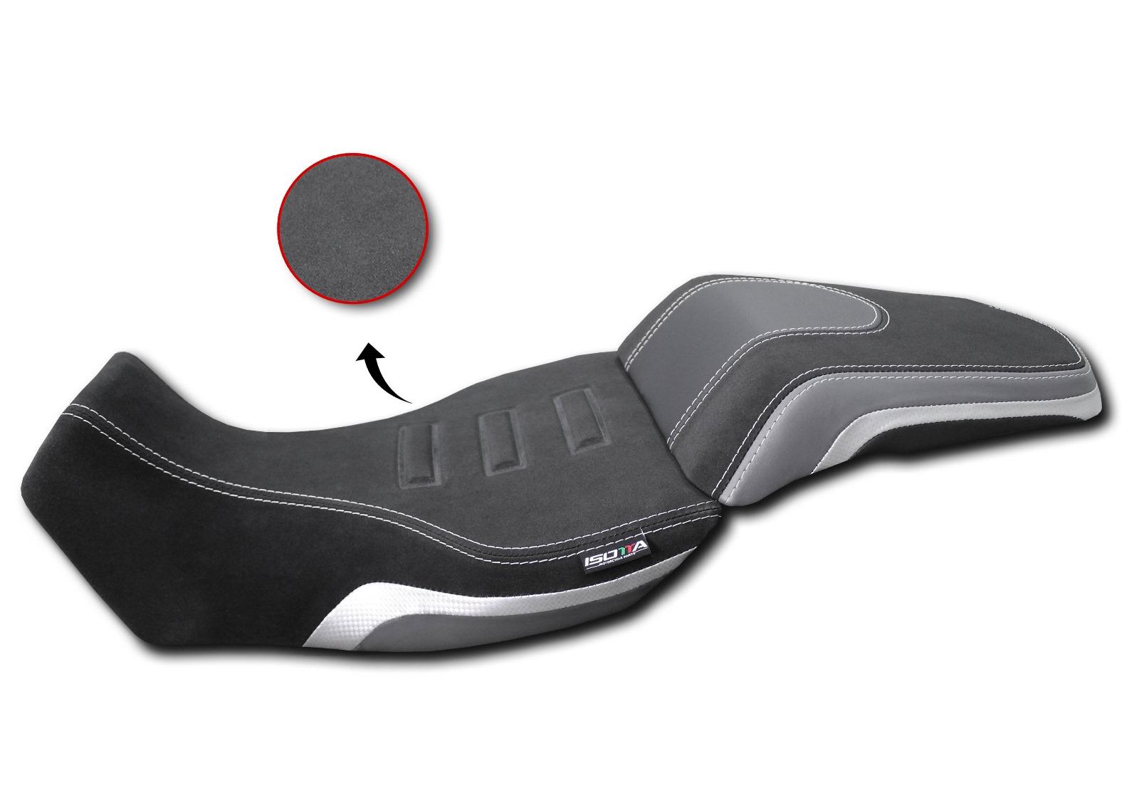 Isotta Seat Cover | Light Grey | Voge DS525X 2023>2025 -   Pyramid Motorcycle Accessories