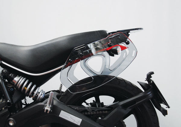 Isotta Side Bag Supports | Light Smoke | Ducati Scrambler 2015>2016 -   Pyramid Motorcycle Accessories