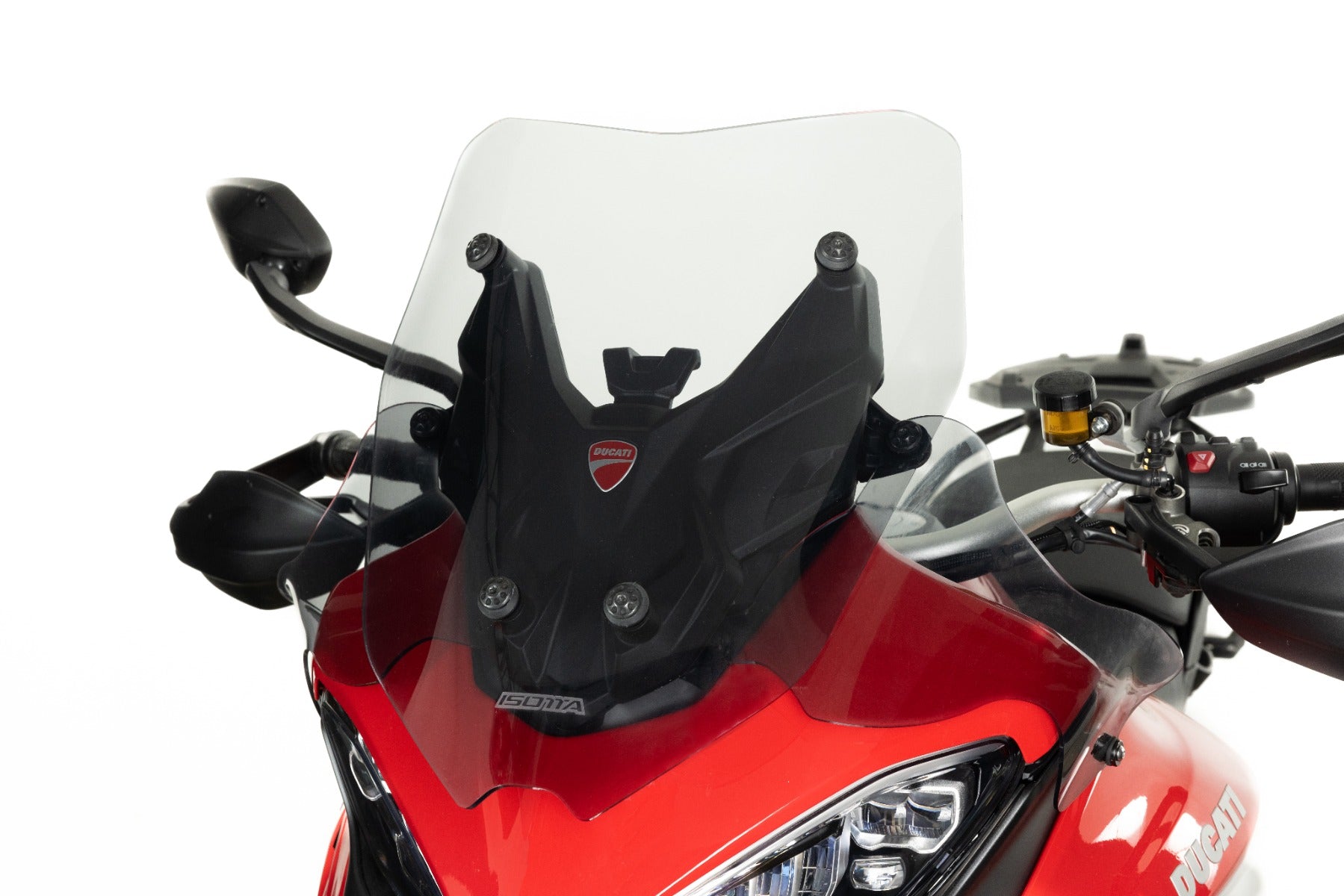 Isotta Wind Deflectors | Light Smoke | Dark Smoke | Clear | Ducati Multistrada V4/S/Sport / Pikes Peak / Rally -   Pyramid Motorcycle Accessories