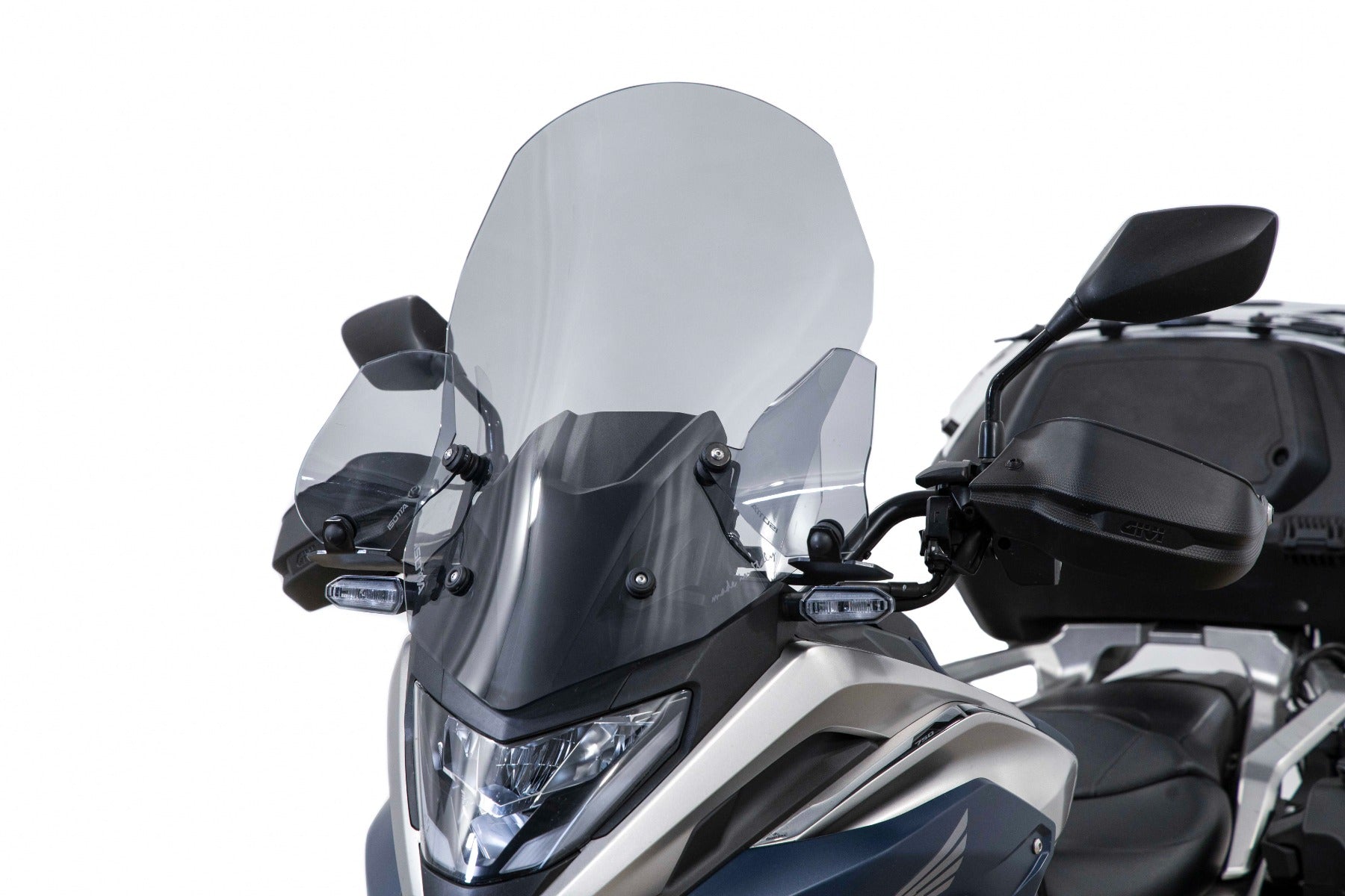 Isotta Wind Deflectors | Light Smoke | Clear | Honda NC 750 X 2021>2024 -   Pyramid Motorcycle Accessories