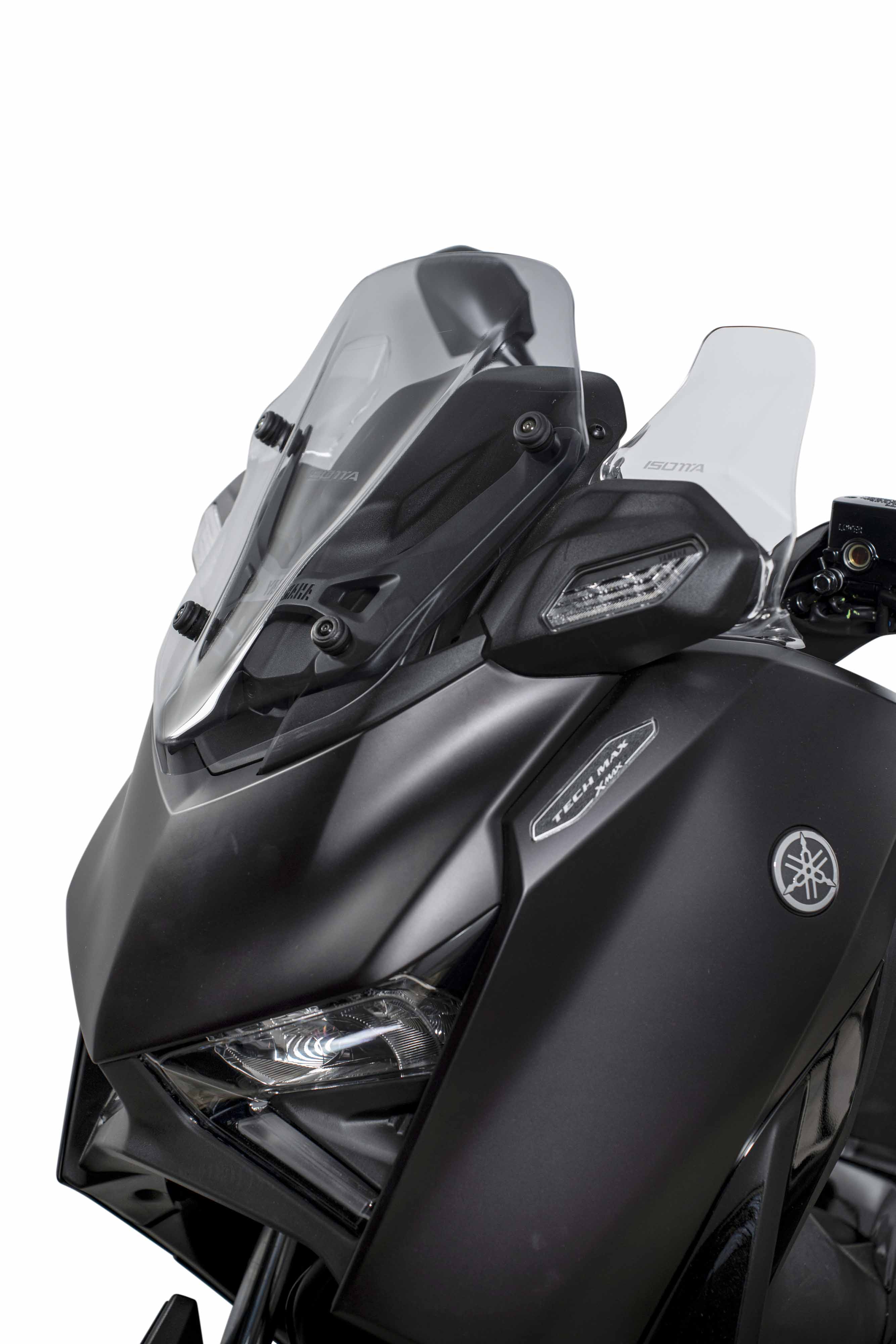 Isotta Sport Windscreen | Light Smoke | Dark Smoke | Matte Black | Clear | Yamaha XMAX 125 / 300 2025>2026 -   Pyramid Motorcycle Accessories