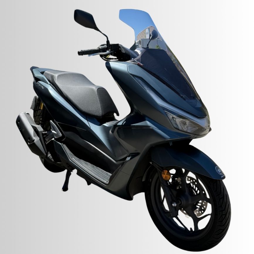 Ermax High Protection Screen | Dark Smoke | Honda PCX 125/150 2025>Current -   Pyramid Motorcycle Accessories