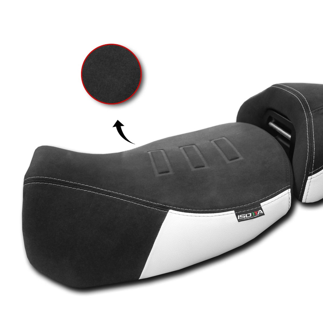 Isotta Heated Rider Comfort Seat - With Prostate Channel - Standard | Trophy | BMW R 1300 GS Adventure 2024-2026 -   Pyramid Motorcycle Accessories