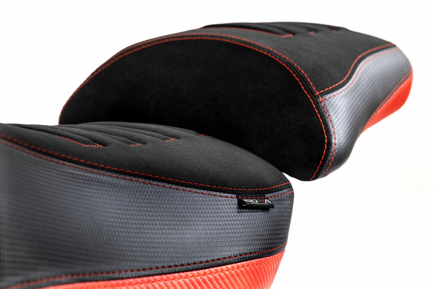 Isotta Comfort Pillion Seat | Red | Benelli TRK 502 2017-2024 -   Pyramid Motorcycle Accessories