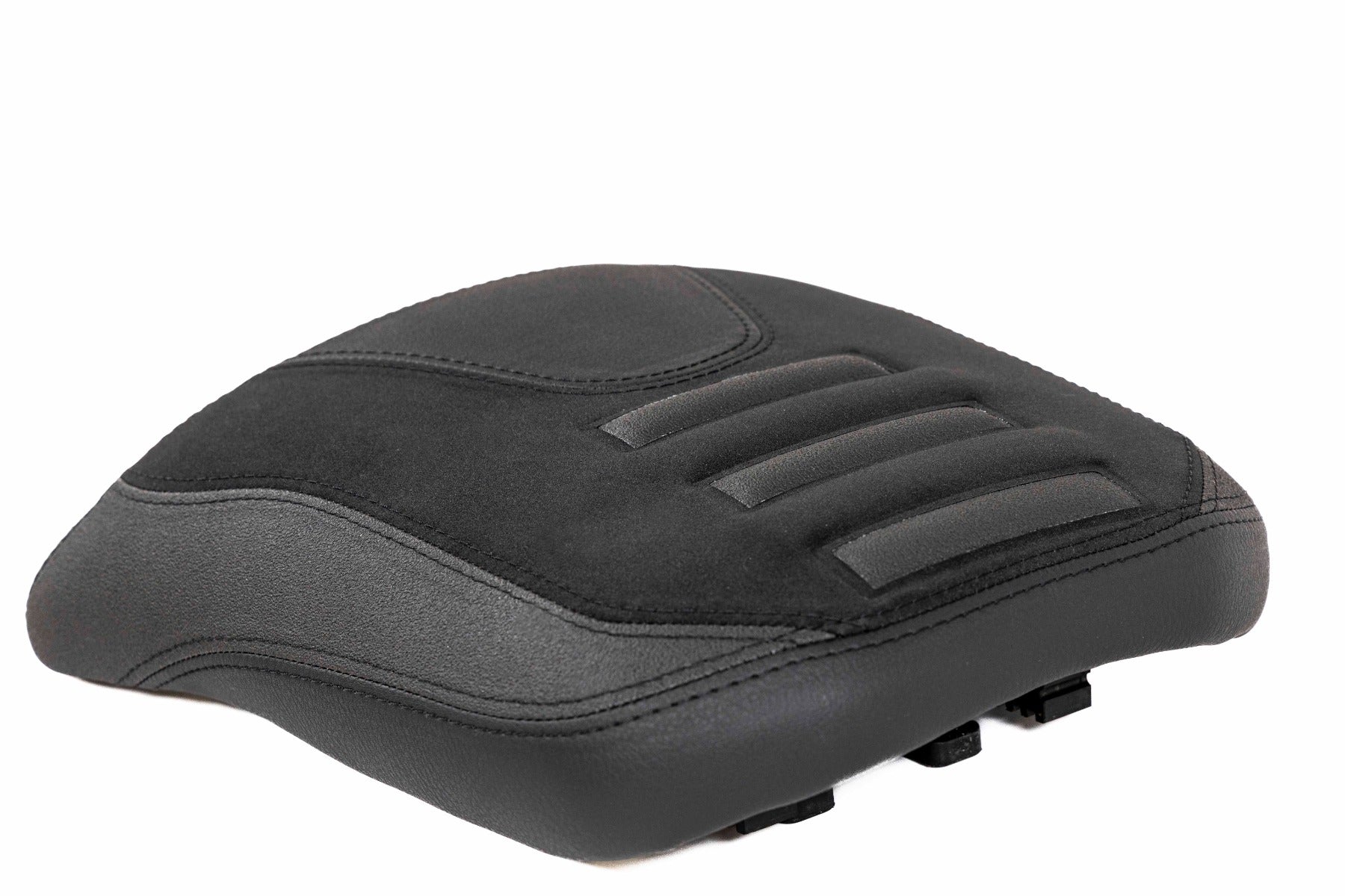 Isotta Comfort Pillion Seat | Triple Black | Benelli TRK 502 2017-2024 -   Pyramid Motorcycle Accessories